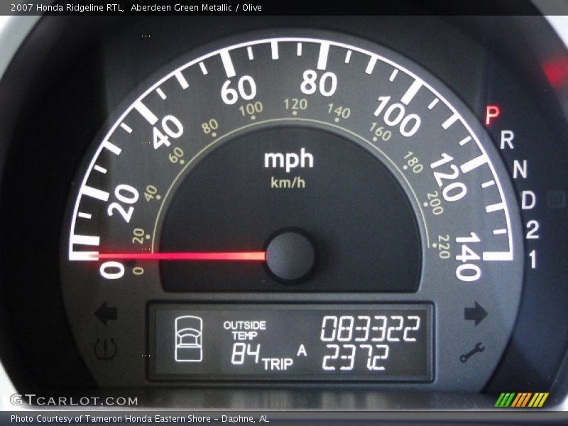 Aberdeen Green Metallic / Olive 2007 Honda Ridgeline RTL