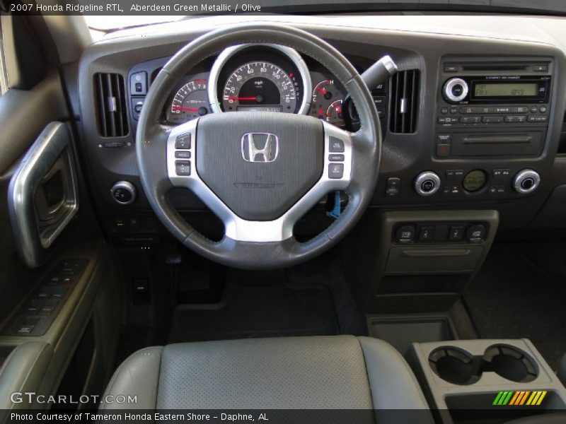 Aberdeen Green Metallic / Olive 2007 Honda Ridgeline RTL