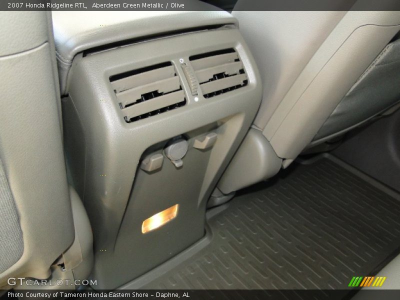 Aberdeen Green Metallic / Olive 2007 Honda Ridgeline RTL