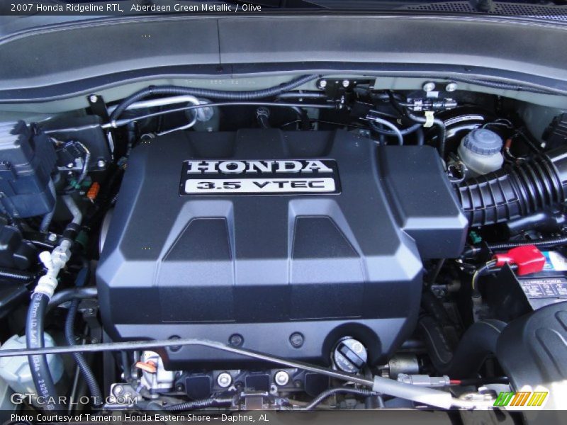 Aberdeen Green Metallic / Olive 2007 Honda Ridgeline RTL