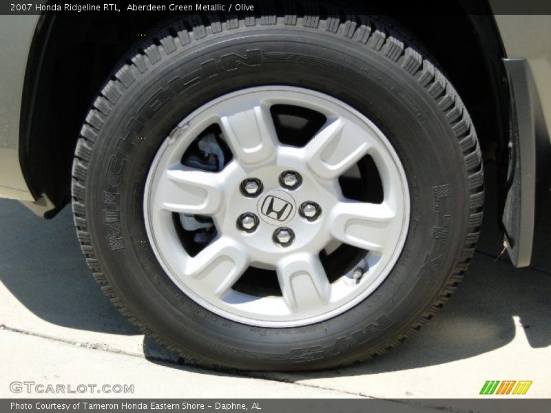 Aberdeen Green Metallic / Olive 2007 Honda Ridgeline RTL