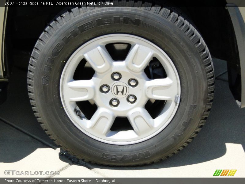 Aberdeen Green Metallic / Olive 2007 Honda Ridgeline RTL