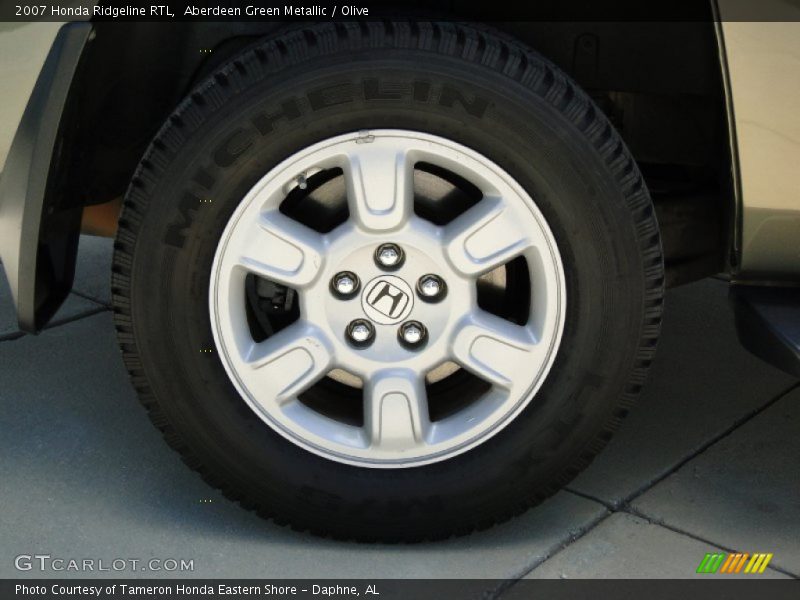 Aberdeen Green Metallic / Olive 2007 Honda Ridgeline RTL