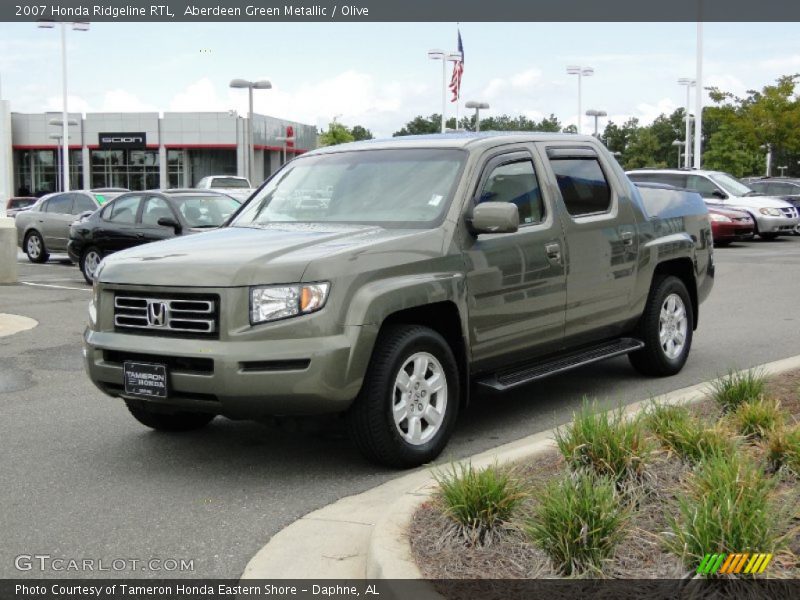 Aberdeen Green Metallic / Olive 2007 Honda Ridgeline RTL