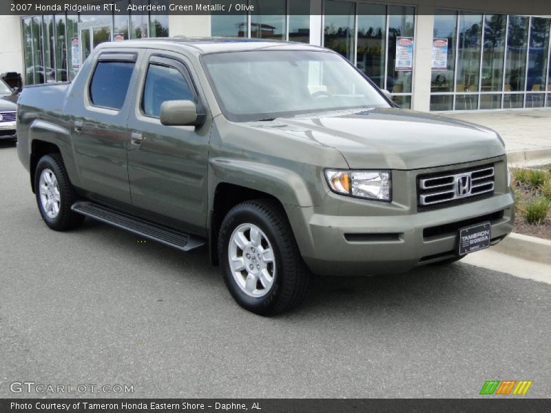 Aberdeen Green Metallic / Olive 2007 Honda Ridgeline RTL