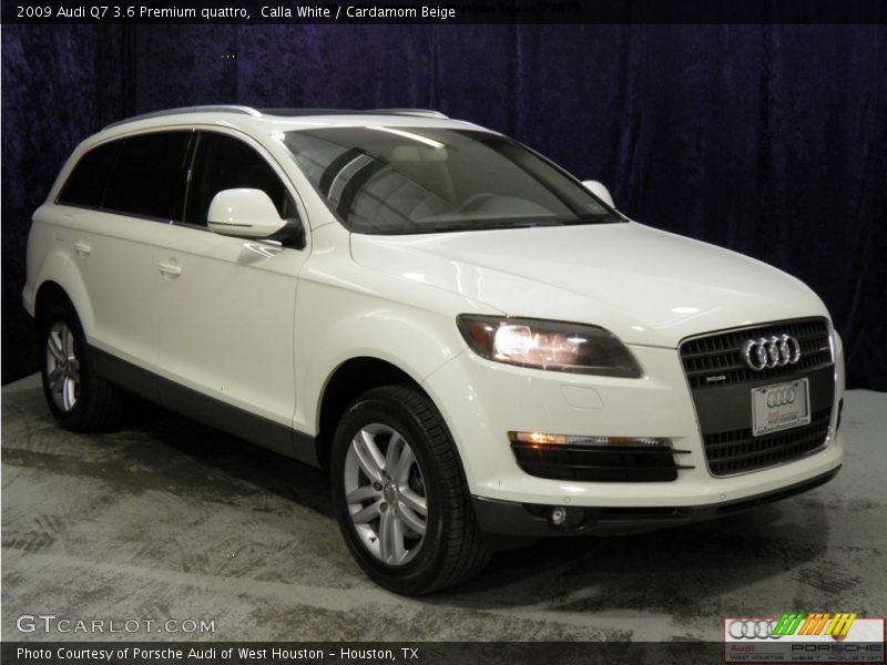 Calla White / Cardamom Beige 2009 Audi Q7 3.6 Premium quattro