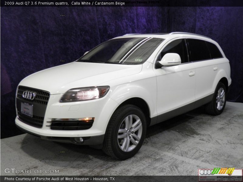 Calla White / Cardamom Beige 2009 Audi Q7 3.6 Premium quattro