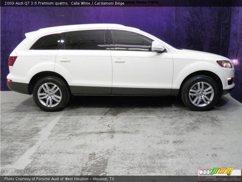 Calla White / Cardamom Beige 2009 Audi Q7 3.6 Premium quattro