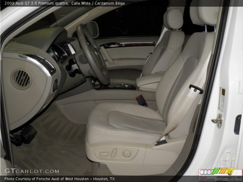Calla White / Cardamom Beige 2009 Audi Q7 3.6 Premium quattro