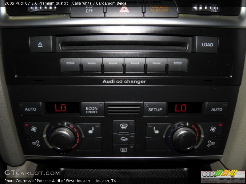 Calla White / Cardamom Beige 2009 Audi Q7 3.6 Premium quattro