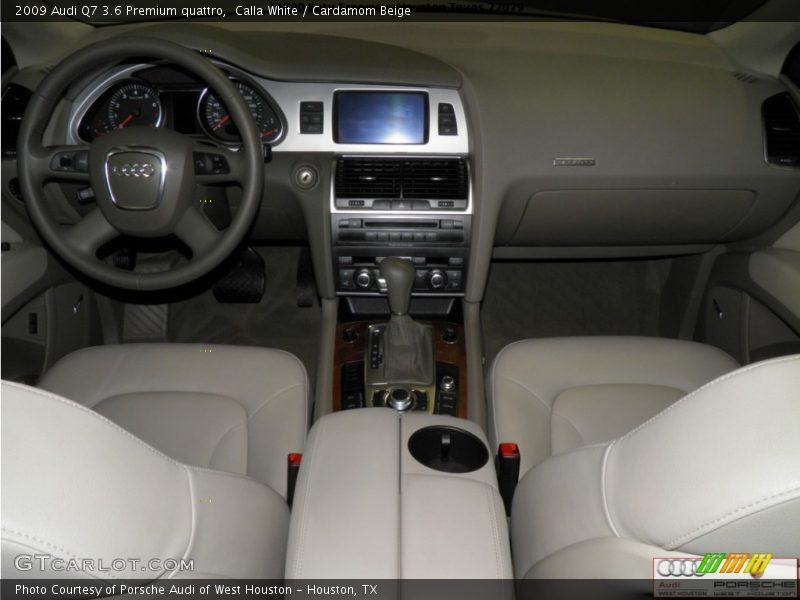 Calla White / Cardamom Beige 2009 Audi Q7 3.6 Premium quattro