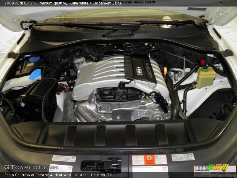 Calla White / Cardamom Beige 2009 Audi Q7 3.6 Premium quattro