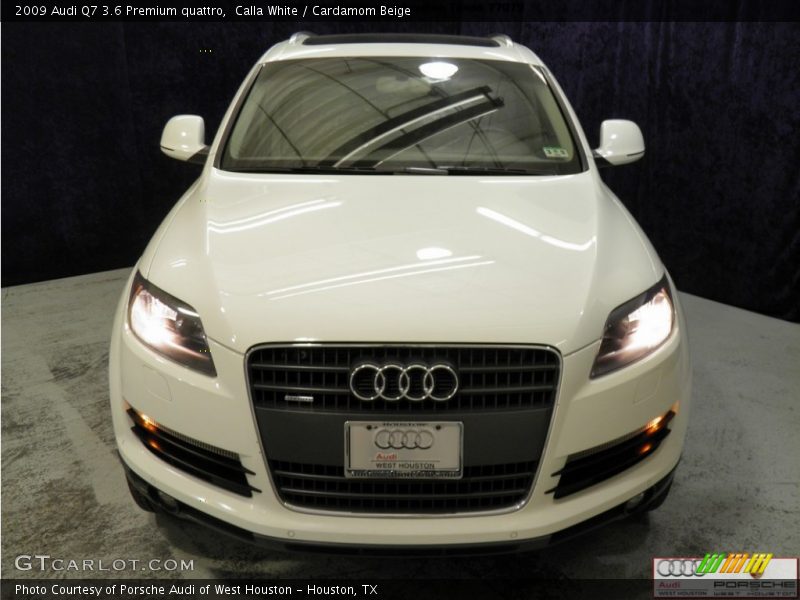Calla White / Cardamom Beige 2009 Audi Q7 3.6 Premium quattro