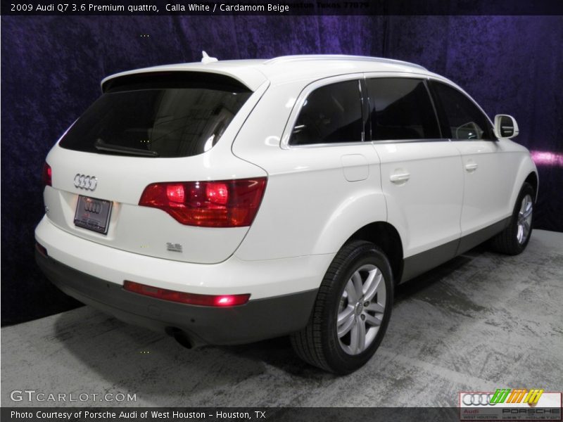 Calla White / Cardamom Beige 2009 Audi Q7 3.6 Premium quattro