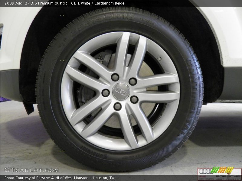 Calla White / Cardamom Beige 2009 Audi Q7 3.6 Premium quattro