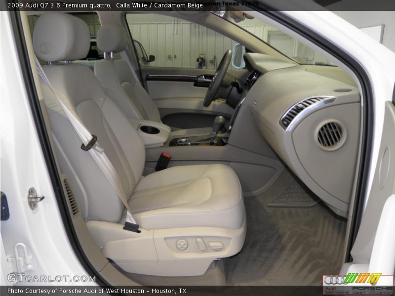 Calla White / Cardamom Beige 2009 Audi Q7 3.6 Premium quattro