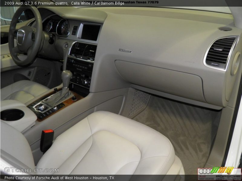 Calla White / Cardamom Beige 2009 Audi Q7 3.6 Premium quattro