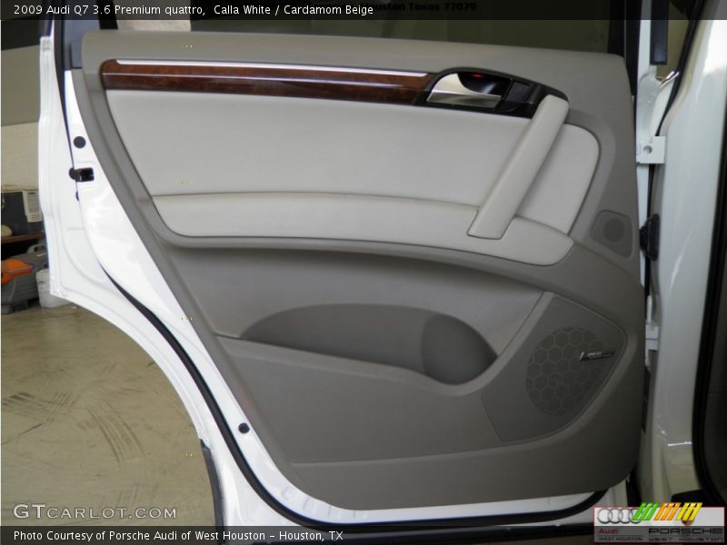 Calla White / Cardamom Beige 2009 Audi Q7 3.6 Premium quattro