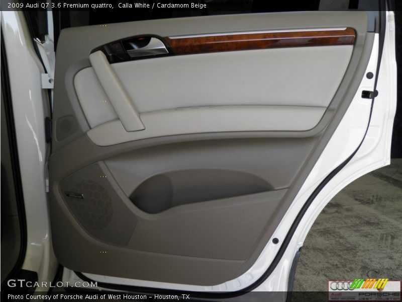Calla White / Cardamom Beige 2009 Audi Q7 3.6 Premium quattro