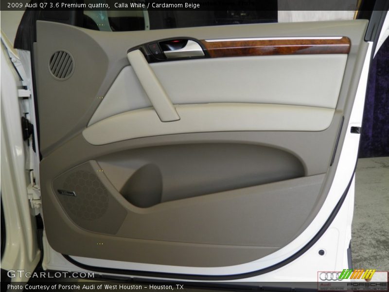 Calla White / Cardamom Beige 2009 Audi Q7 3.6 Premium quattro
