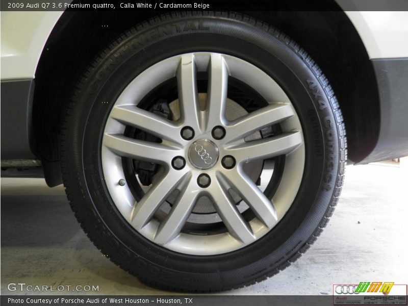 Calla White / Cardamom Beige 2009 Audi Q7 3.6 Premium quattro