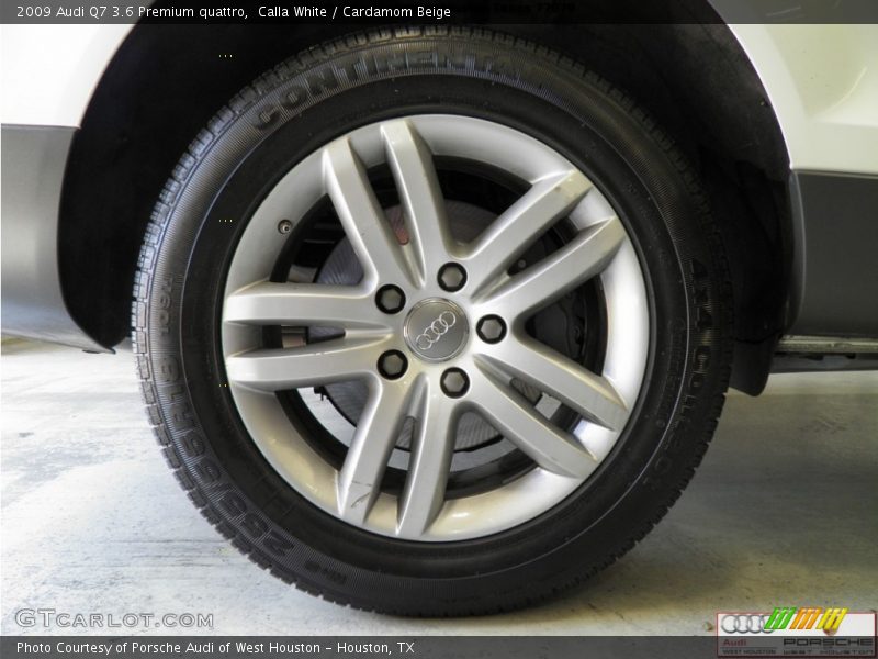 Calla White / Cardamom Beige 2009 Audi Q7 3.6 Premium quattro