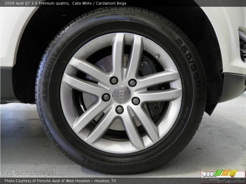 Calla White / Cardamom Beige 2009 Audi Q7 3.6 Premium quattro