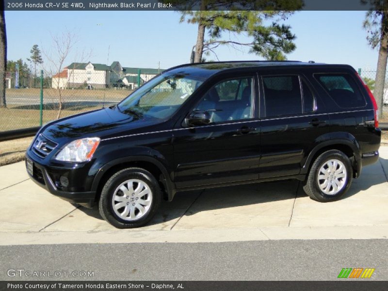 Nighthawk Black Pearl / Black 2006 Honda CR-V SE 4WD