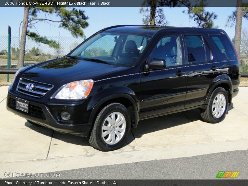 Nighthawk Black Pearl / Black 2006 Honda CR-V SE 4WD