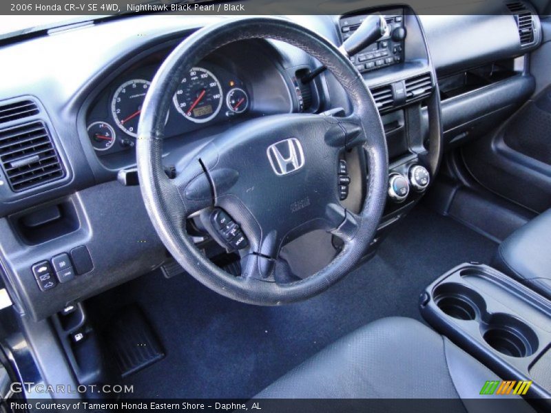 Nighthawk Black Pearl / Black 2006 Honda CR-V SE 4WD