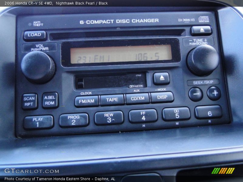 Nighthawk Black Pearl / Black 2006 Honda CR-V SE 4WD