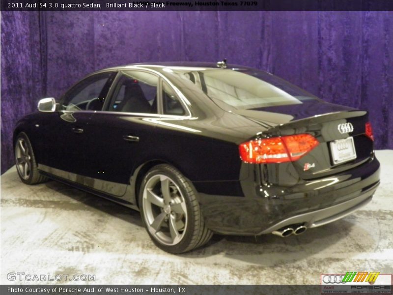 Brilliant Black / Black 2011 Audi S4 3.0 quattro Sedan