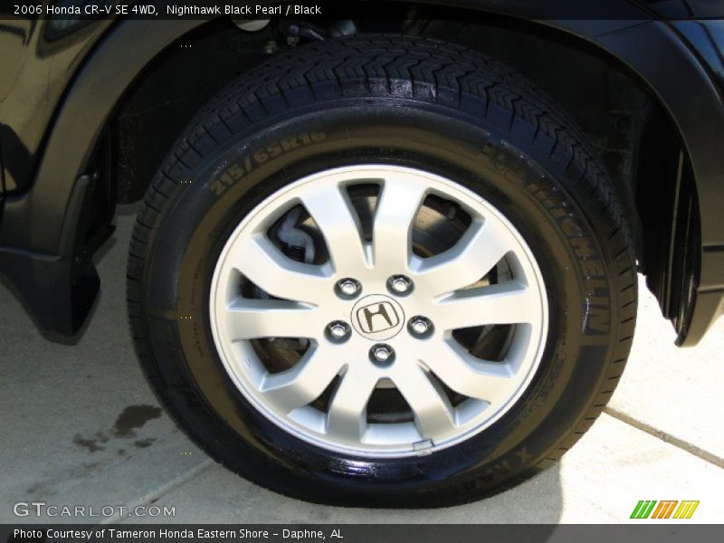 Nighthawk Black Pearl / Black 2006 Honda CR-V SE 4WD