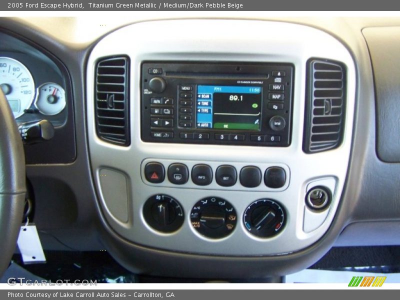 Controls of 2005 Escape Hybrid