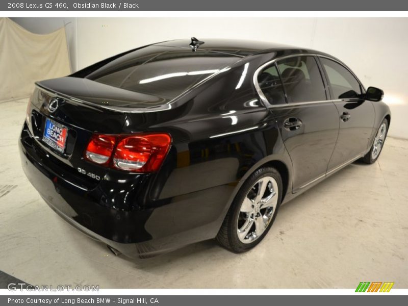 Obsidian Black / Black 2008 Lexus GS 460