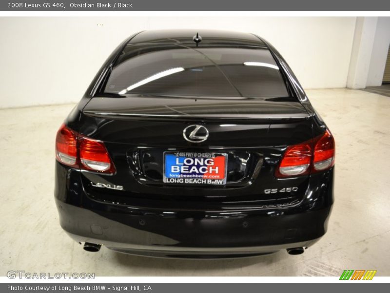 Obsidian Black / Black 2008 Lexus GS 460