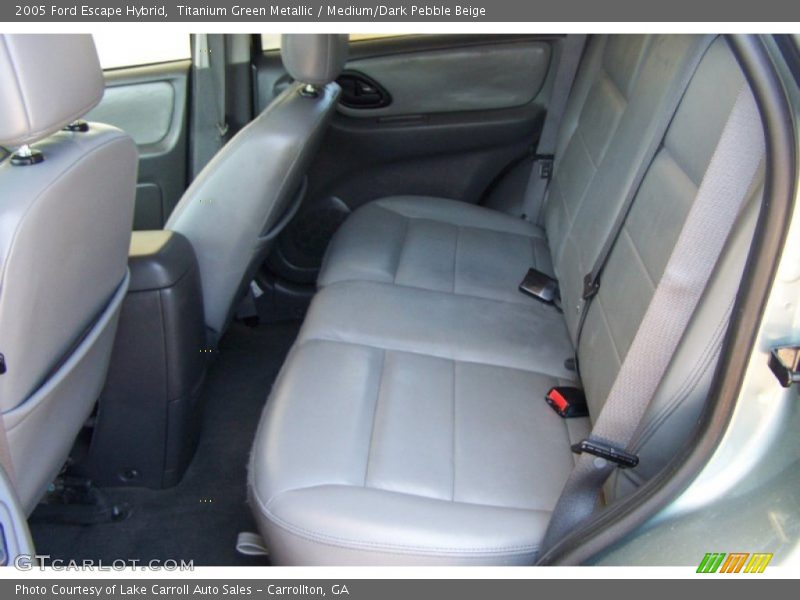 Titanium Green Metallic / Medium/Dark Pebble Beige 2005 Ford Escape Hybrid