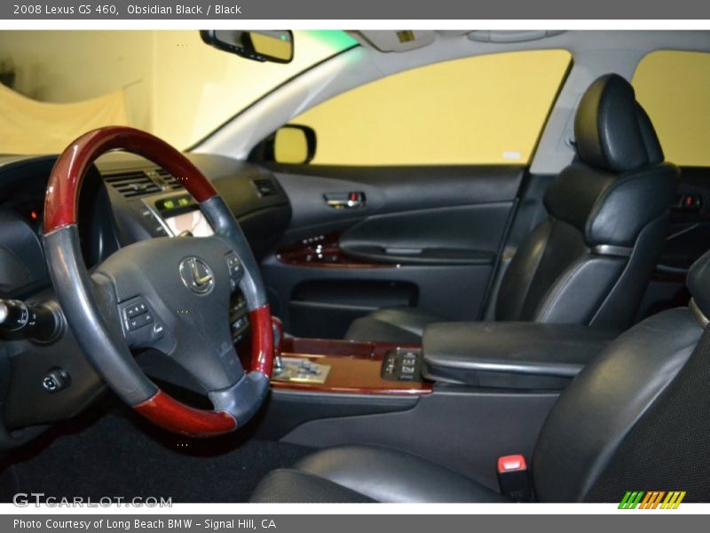 Obsidian Black / Black 2008 Lexus GS 460