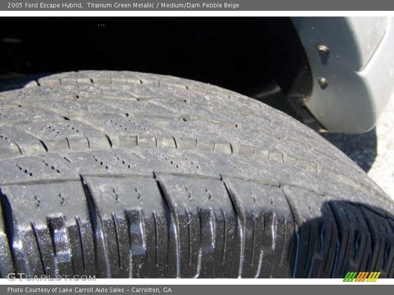 Titanium Green Metallic / Medium/Dark Pebble Beige 2005 Ford Escape Hybrid