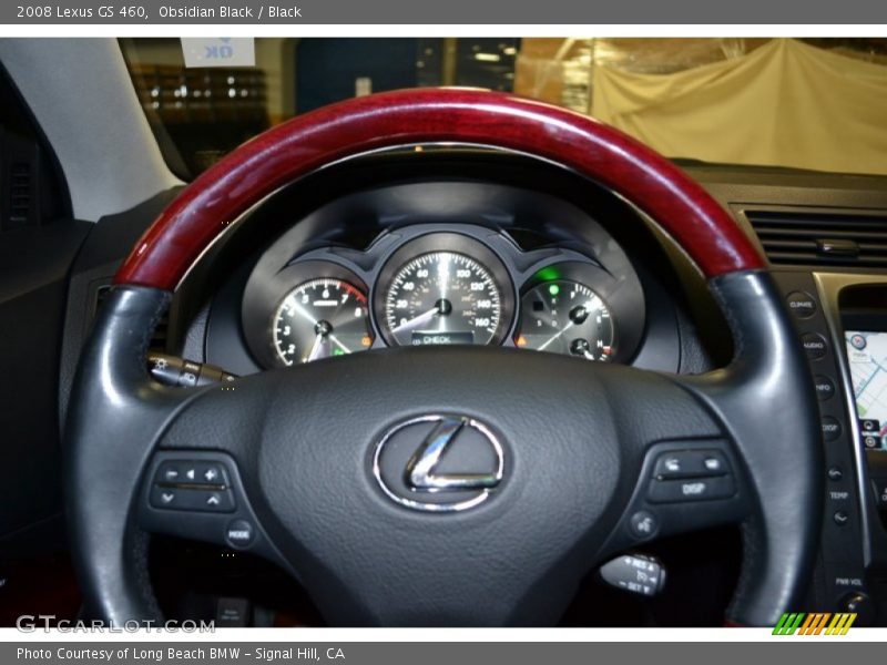 Obsidian Black / Black 2008 Lexus GS 460
