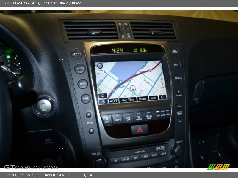 Navigation of 2008 GS 460