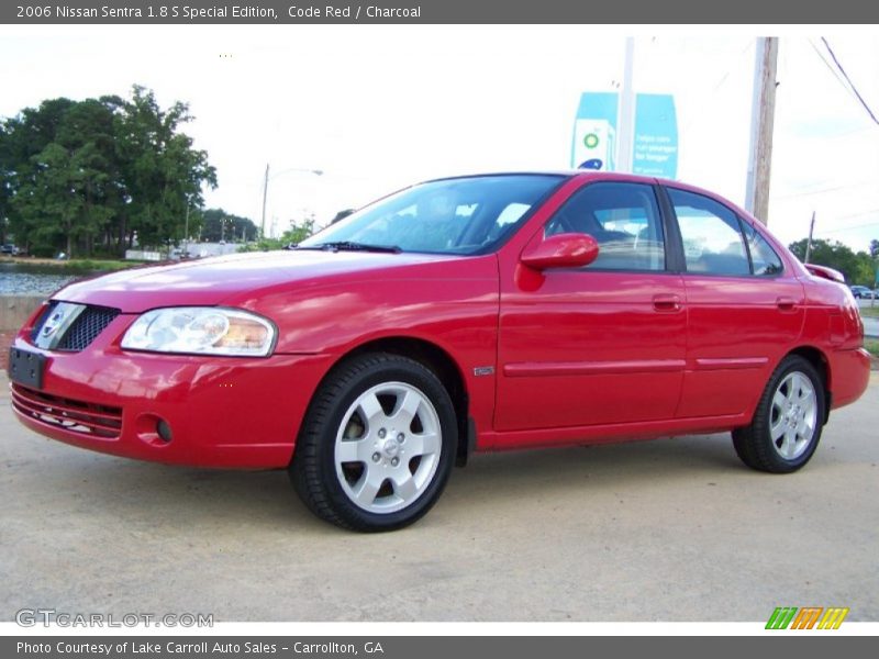 Code Red / Charcoal 2006 Nissan Sentra 1.8 S Special Edition