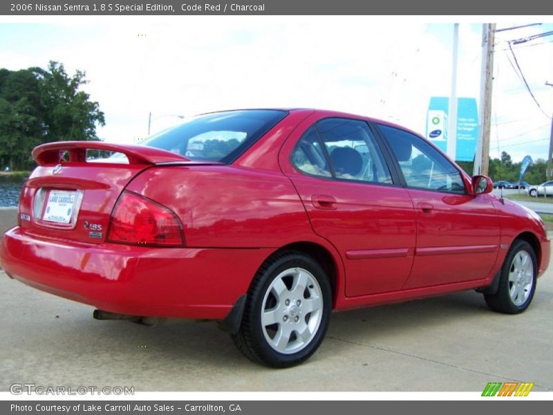 Code Red / Charcoal 2006 Nissan Sentra 1.8 S Special Edition