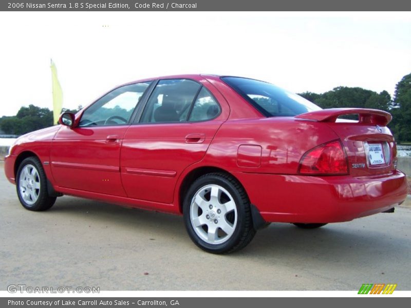 Code Red / Charcoal 2006 Nissan Sentra 1.8 S Special Edition