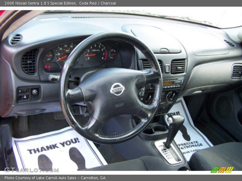 Code Red / Charcoal 2006 Nissan Sentra 1.8 S Special Edition