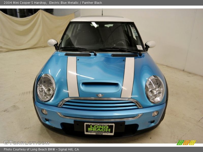 Electric Blue Metallic / Panther Black 2004 Mini Cooper S Hardtop