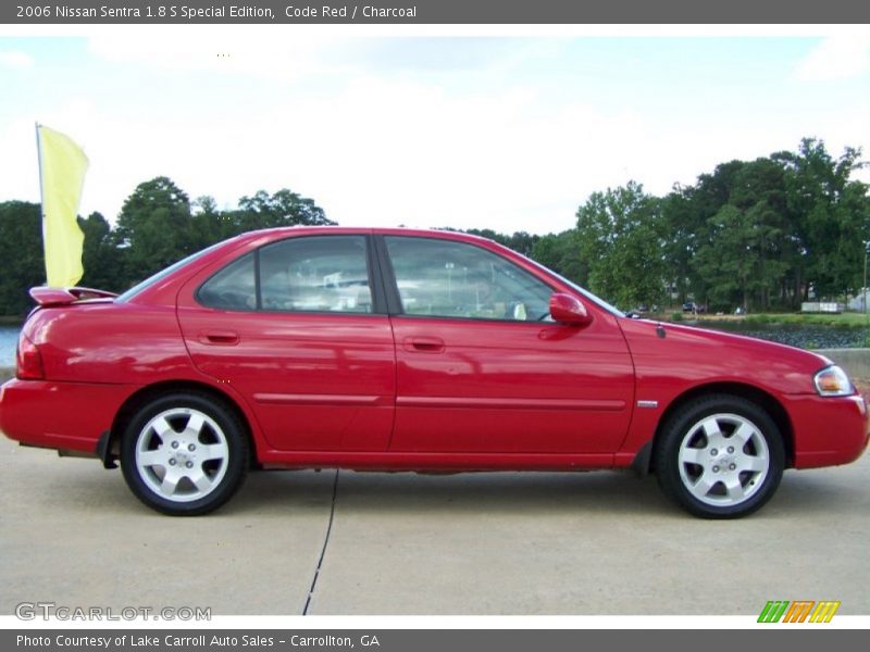 Code Red / Charcoal 2006 Nissan Sentra 1.8 S Special Edition