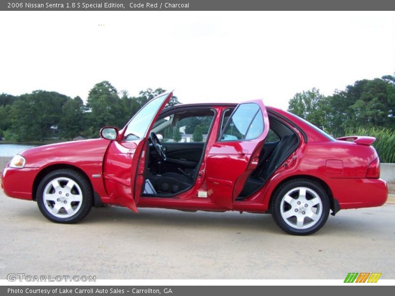 Code Red / Charcoal 2006 Nissan Sentra 1.8 S Special Edition