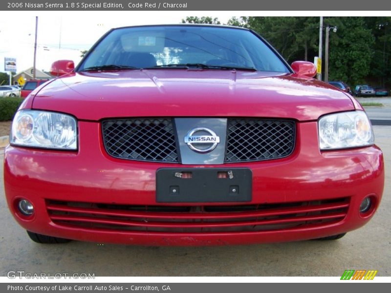 Code Red / Charcoal 2006 Nissan Sentra 1.8 S Special Edition