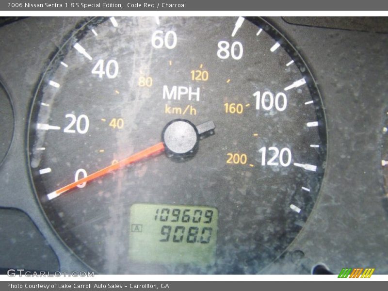 Code Red / Charcoal 2006 Nissan Sentra 1.8 S Special Edition